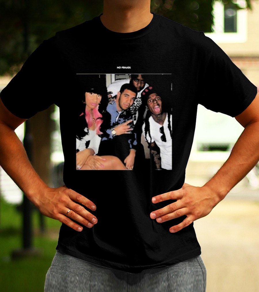 Maiya The Don No Frauds Young Money Crew Photo T-Shirt