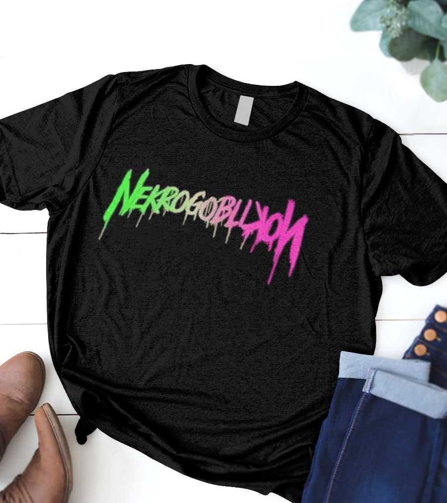Nekrogoblikon Goblin Mode Wicked Ombre Neon Drip T-Shirt