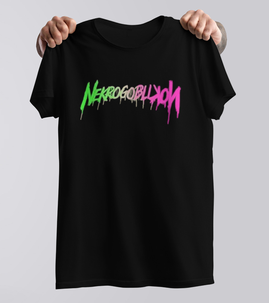 Nekrogoblikon Goblin Mode Wicked Ombre Neon Drip T-Shirt