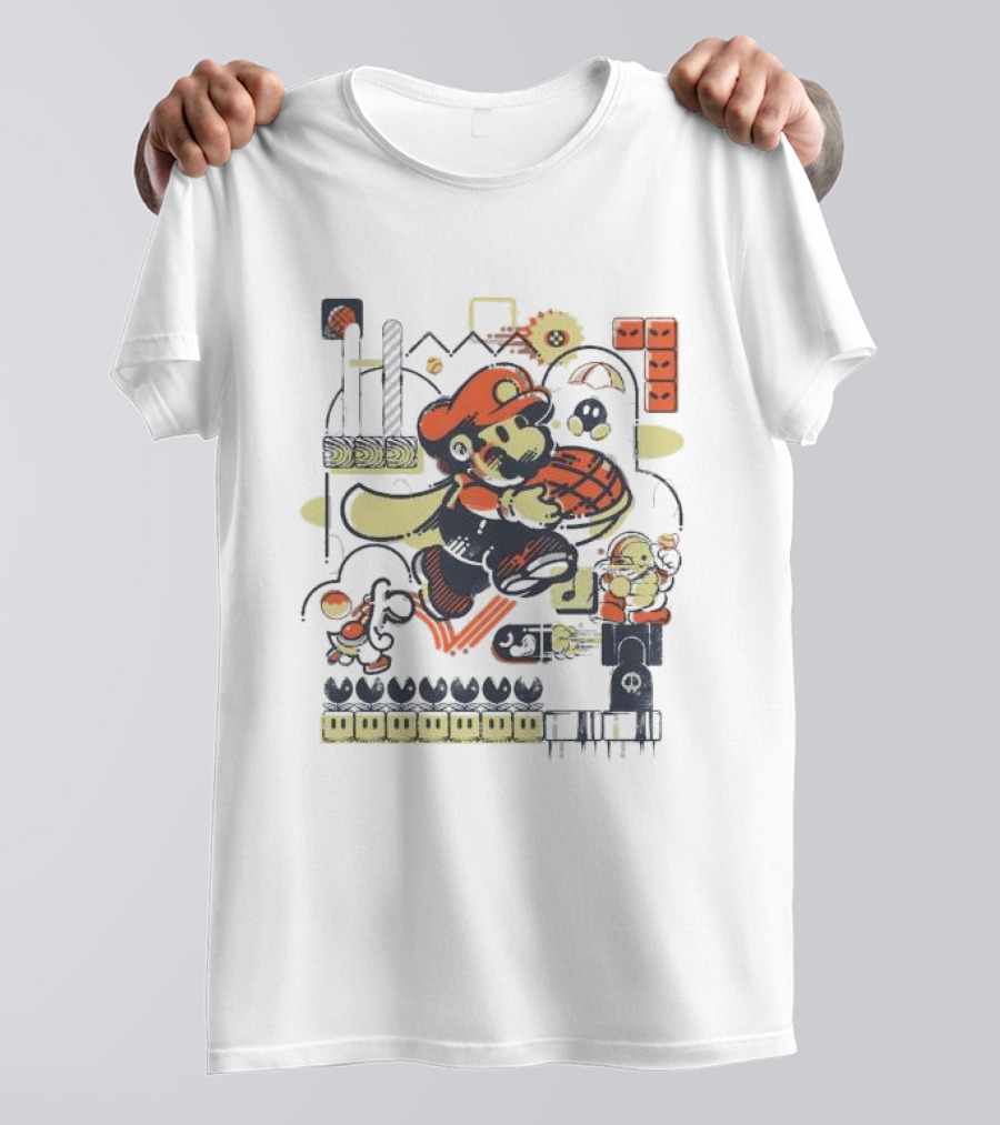 Athletic Acrobatics AGDQ 2025 Mario Retro Adventure Gaming T-Shirt