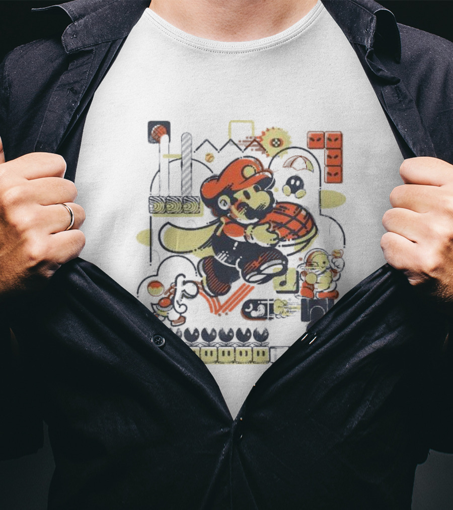 Athletic Acrobatics AGDQ 2025 Mario Retro Adventure Gaming T-Shirt