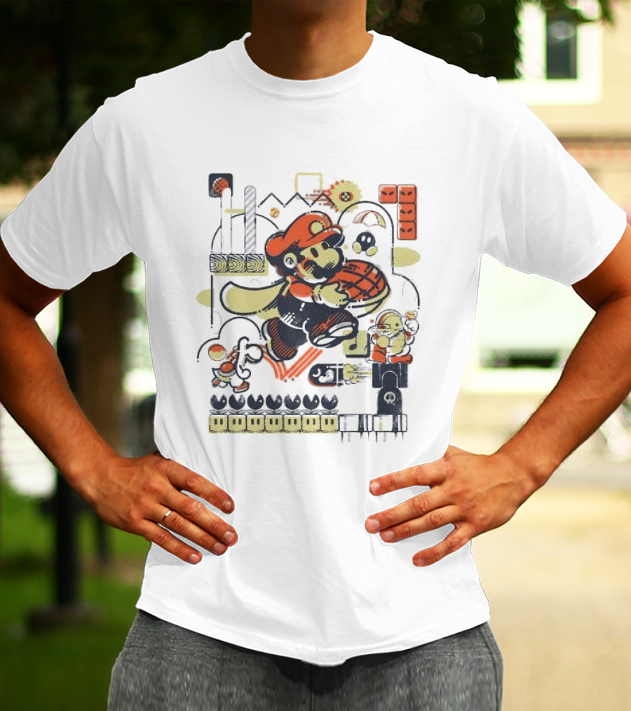 Athletic Acrobatics AGDQ 2025 Mario Retro Adventure Gaming T-Shirt
