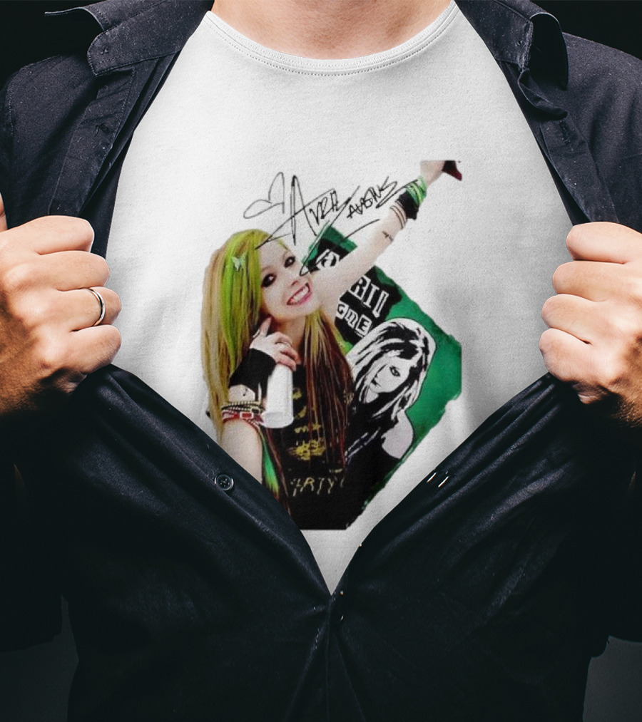 Avril Lavigne Signature Charity Me Img Green Energy Vibe T-Shirt
