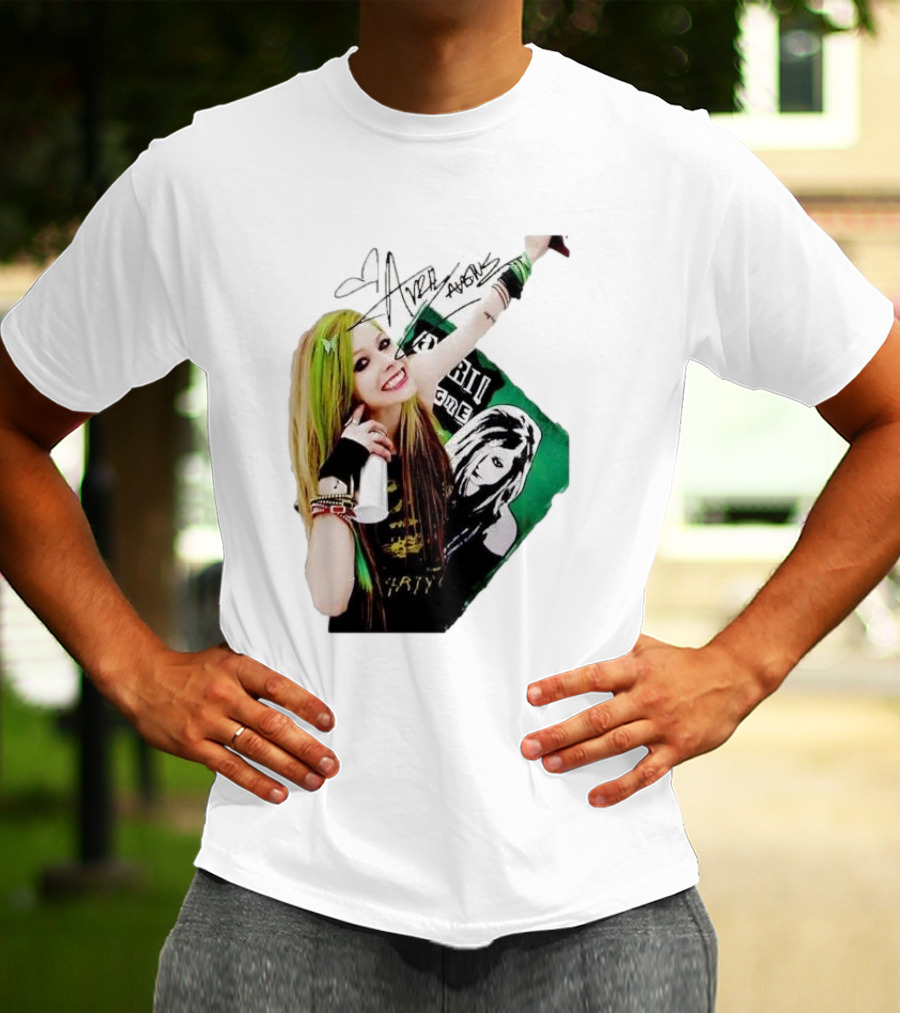 Avril Lavigne Signature Charity Me Img Green Energy Vibe T-Shirt