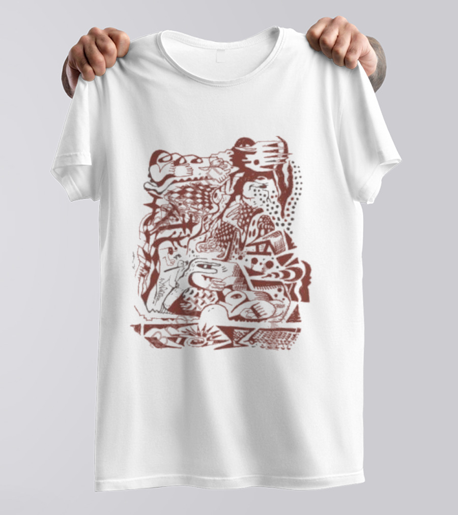 Efdot Studio Playground Abstract Doodle T-Shirt