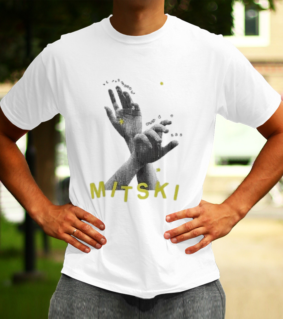 Mitski My Body’s Made Of Crushed Little Stars Hands T-Shirt