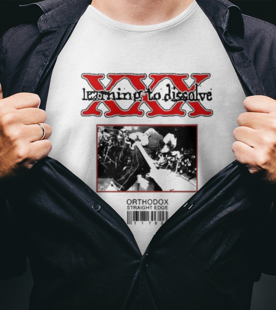 Orthodox Straight Edge XXX Learning To Dissolve T-Shirt