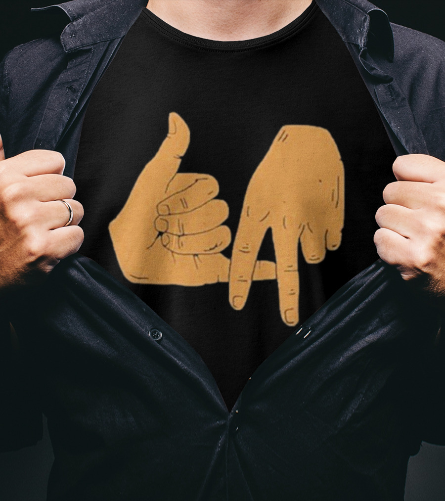 Dirty Coast Los Angeles Hand Gesture T-Shirt