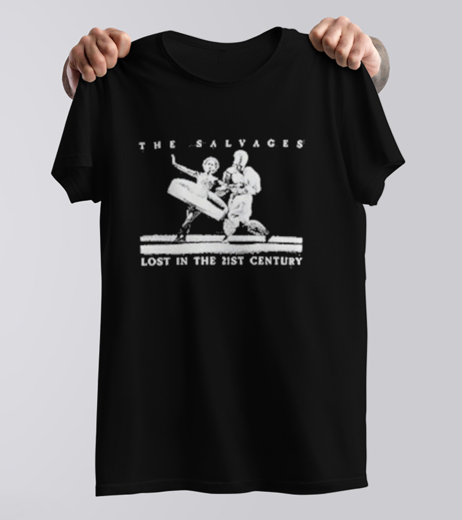 The Salvages Lost In The 21st Century Iconic Robot And Diver Scene T-Shirt
