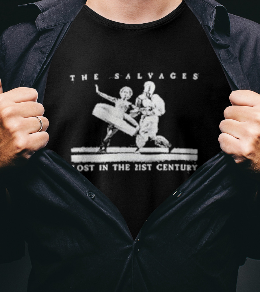 The Salvages Lost In The 21st Century Iconic Robot And Diver Scene T-Shirt