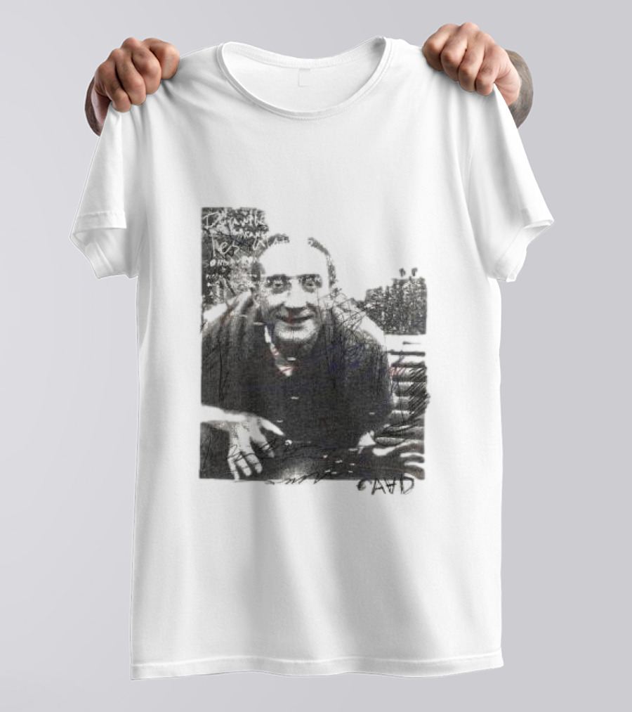 Duchamp Portrait AVID Text Compilation T-Shirt