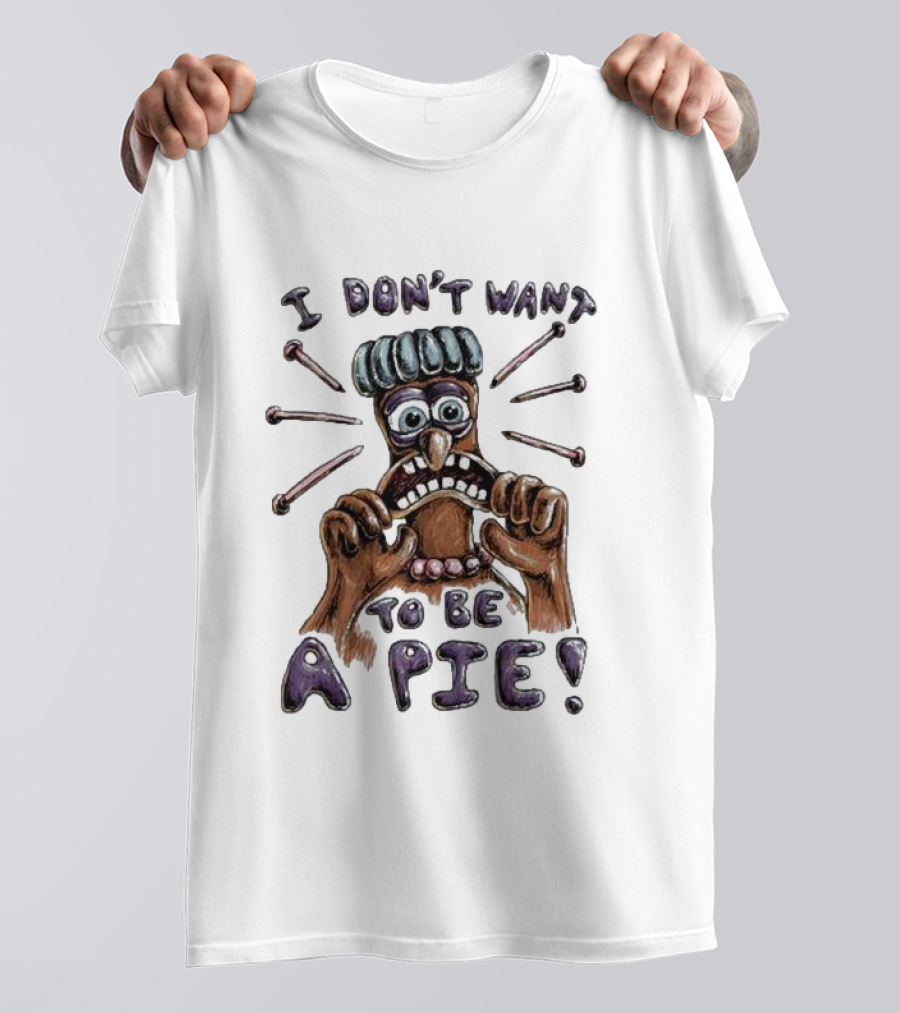 Lonely Kids Club I Don’t Want To Be A Pie Chicken Run T-Shirt