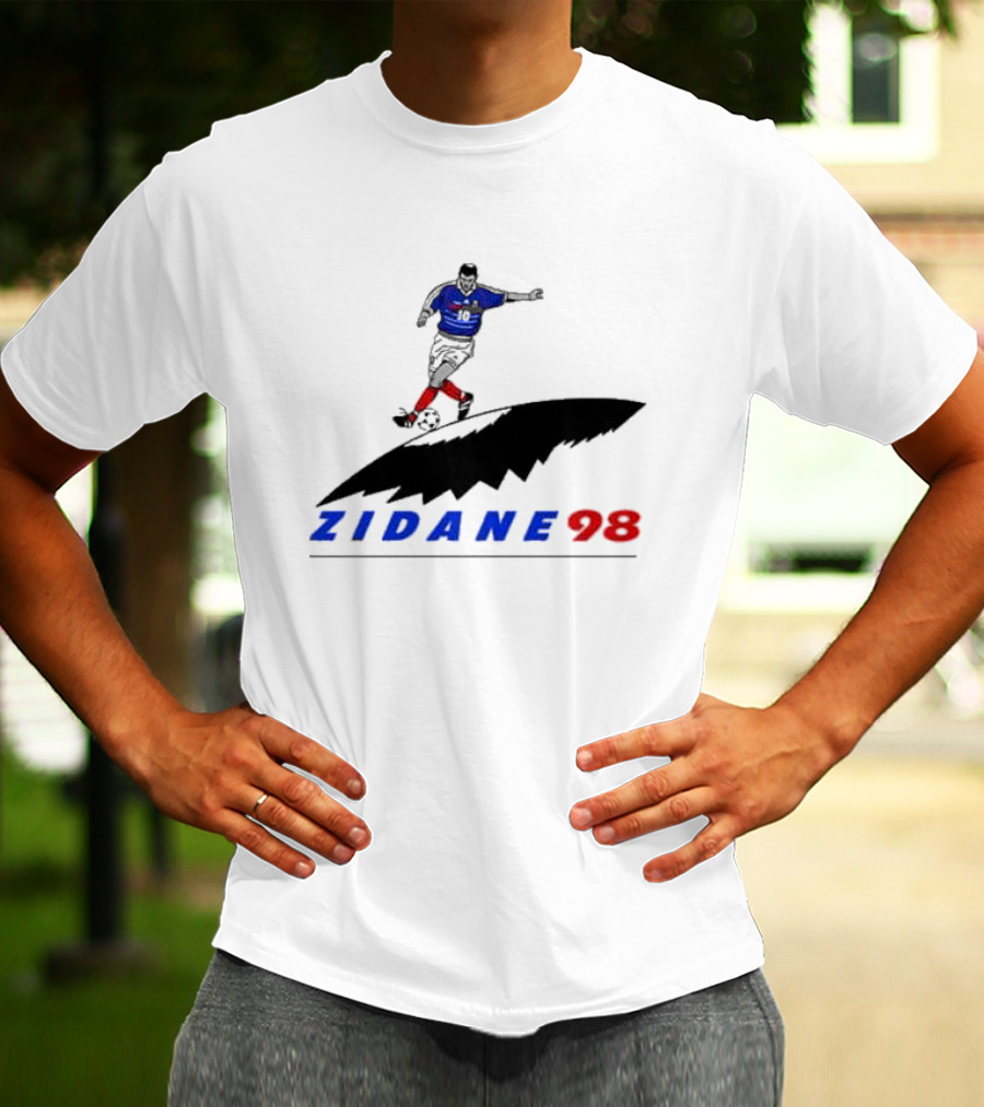 Zinedine Zidane 98 France Soccer Legend Iconic T-Shirt
