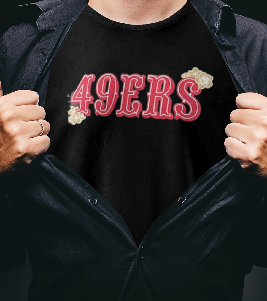 San Francisco 49ers 49ERS AAPI Apex Collection Floral Accents T-Shirt