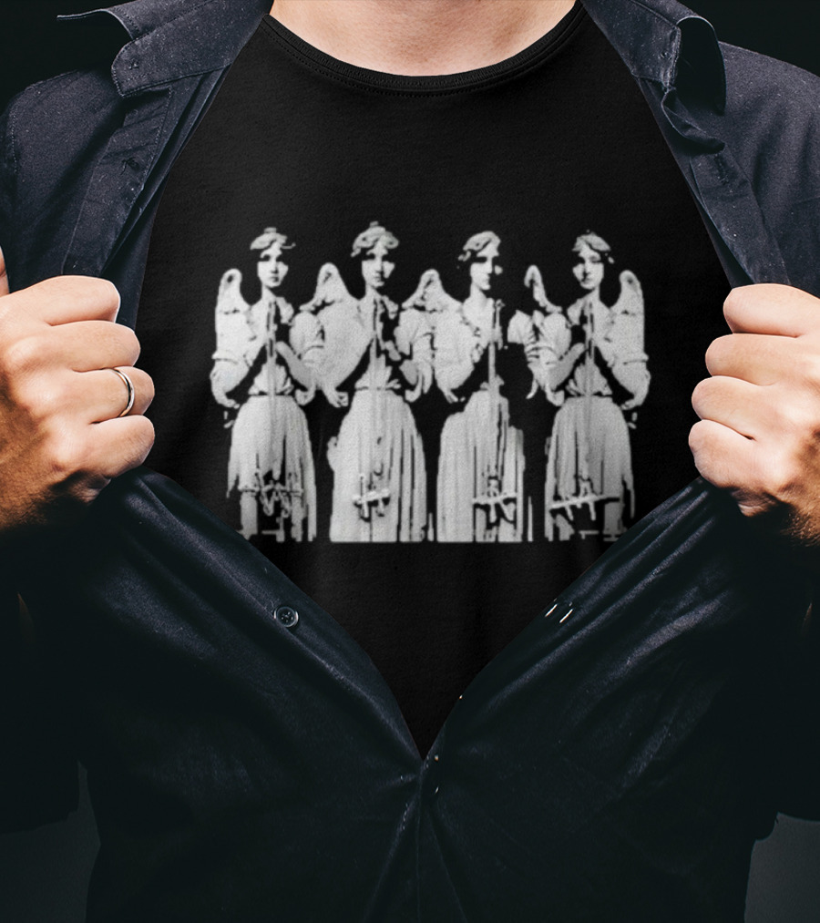 Lil Baby Wham X Who Decides War Four Angelic Statues T-Shirt