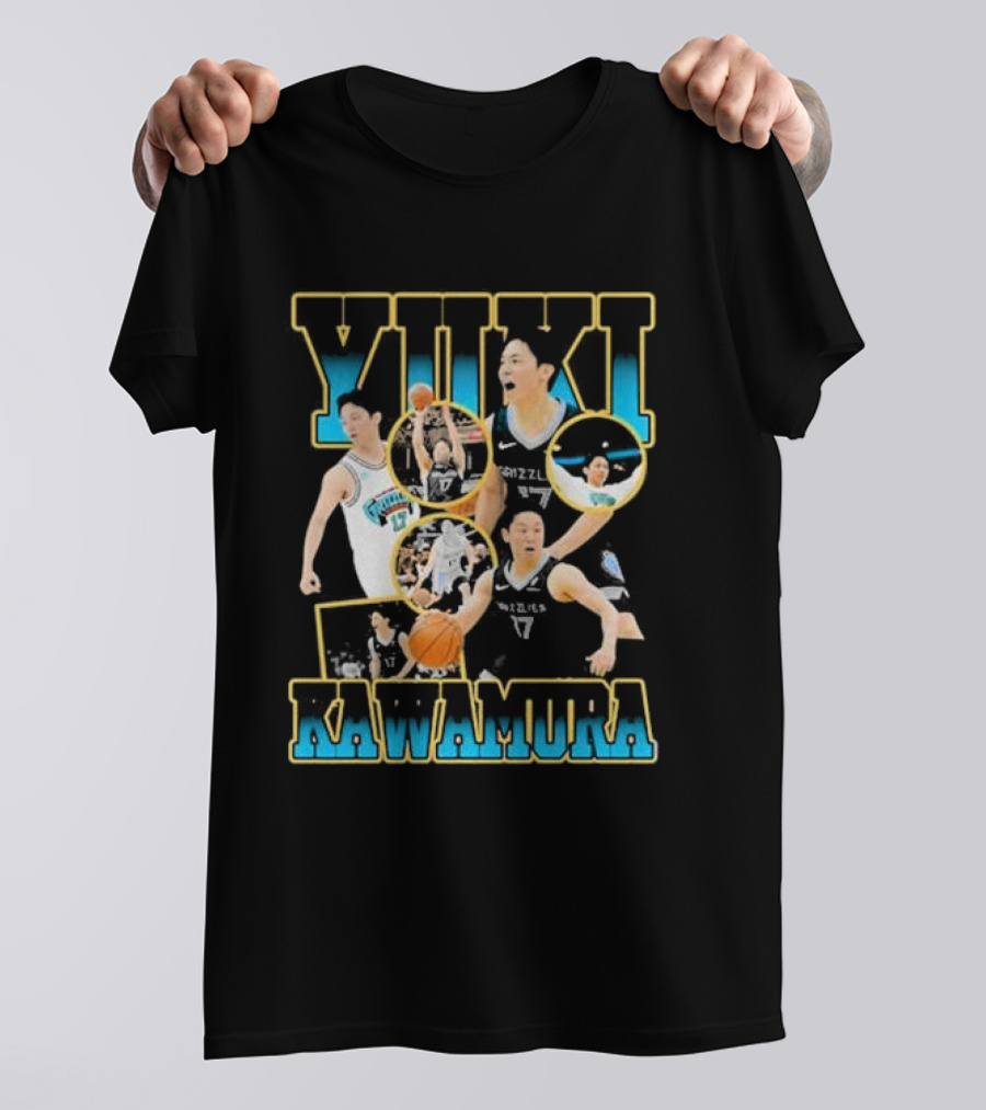 Yuki Kawamura Basketball Action Collage T-Shirt