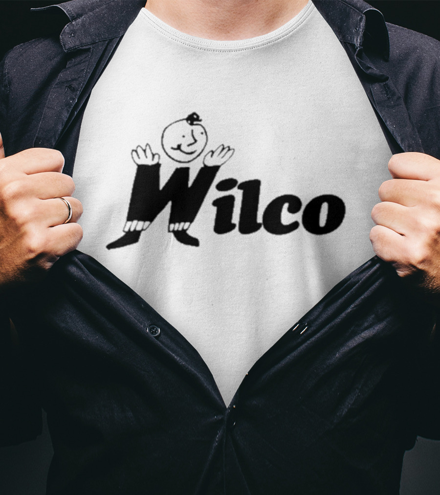 Wilco Iconic Cartoon Logo Wilco Madalyn Stefanak T-Shirt