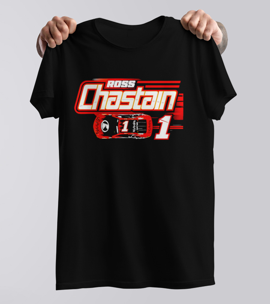 Ross Chastain 1 Racing Car Number One T-Shirt