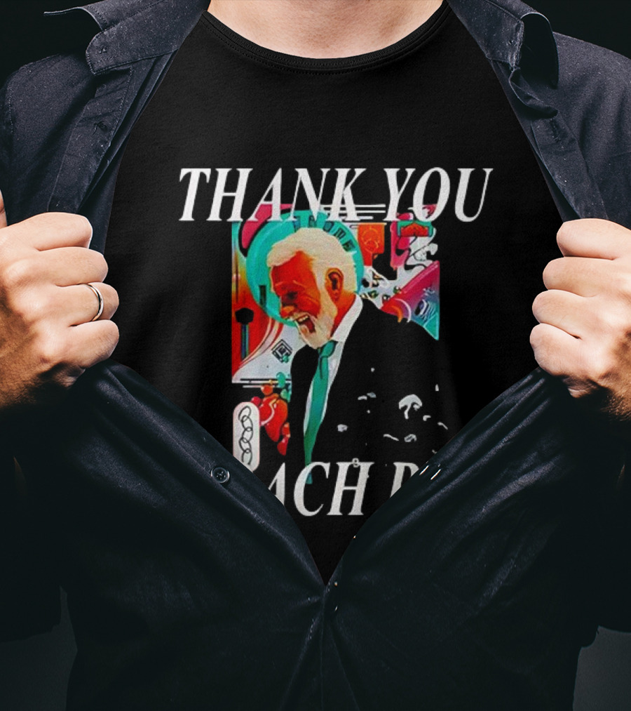 Thank You Coach Pop San Antonio Spurs Gregg Popovich Celebration T-Shirt
