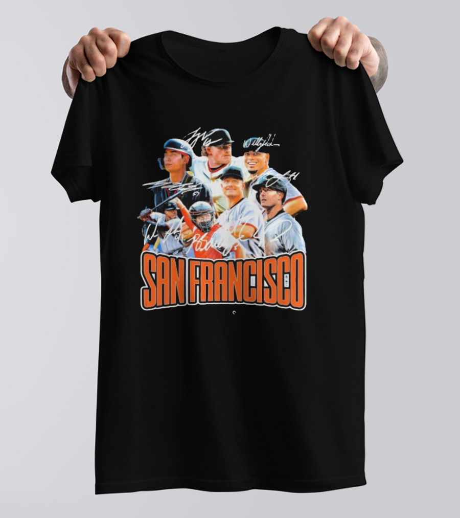 San Francisco Giants MLB Players Series Signatures 2025 T-Shirt