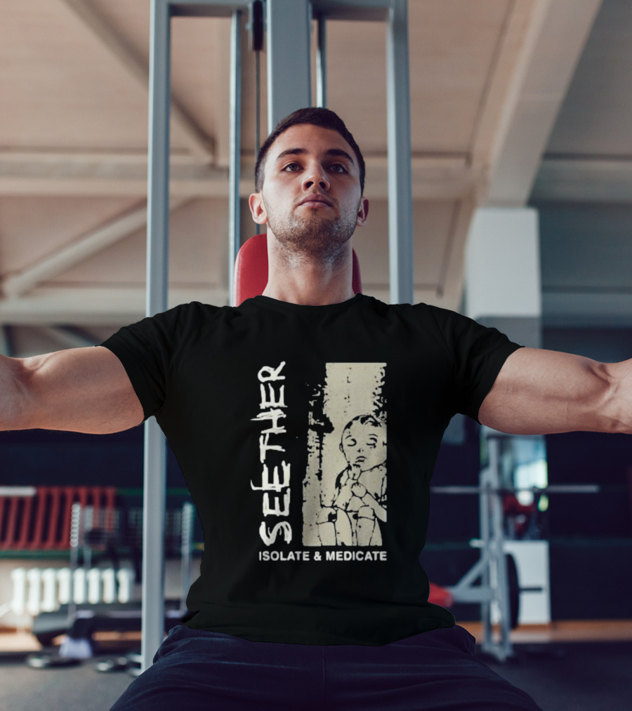 Seether Isolate And Medicate Grunge Child Sketch T-Shirt