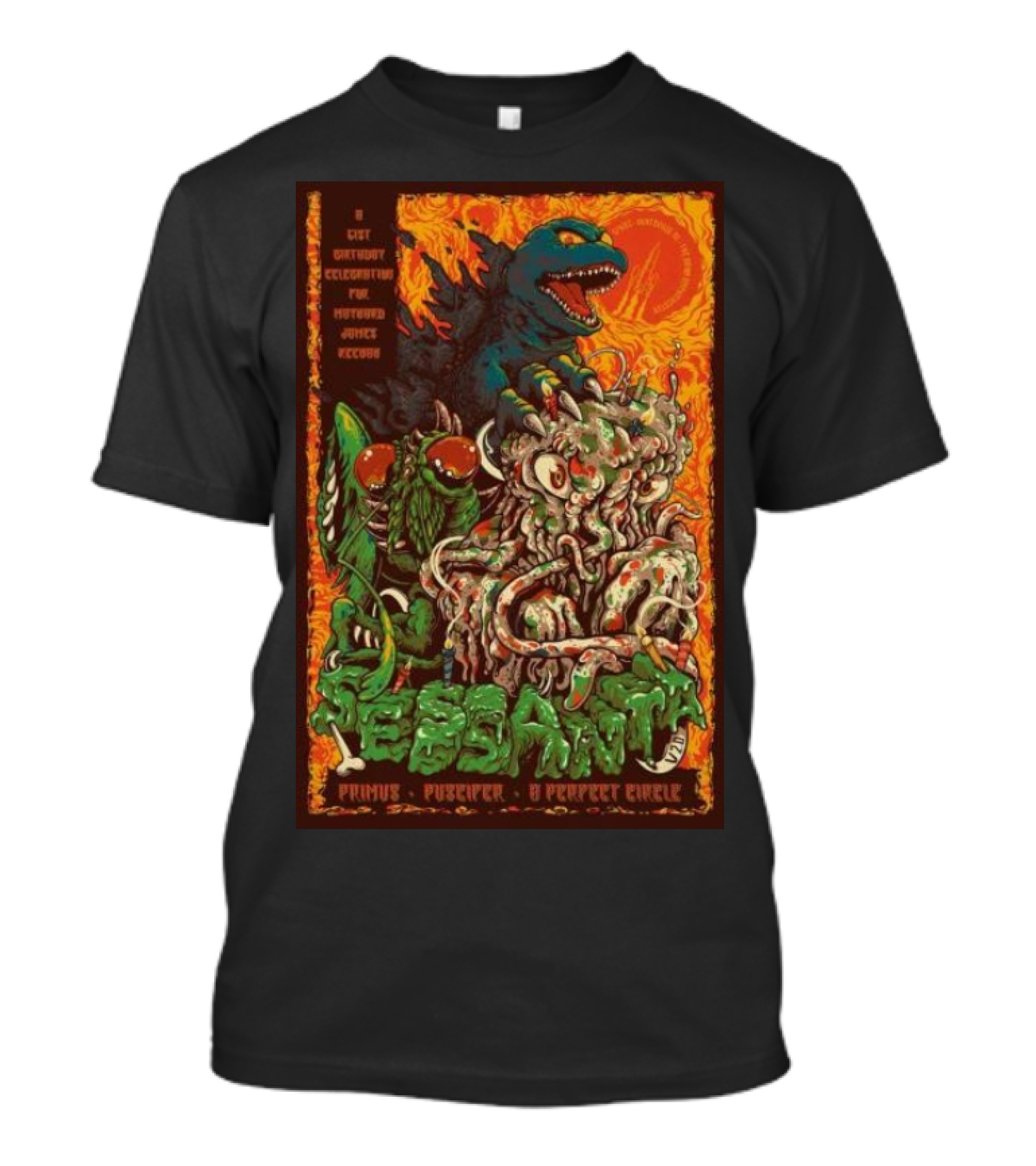 Sessanta Maynard James Keenan 60th Birthday Celebration Primus Puscifer A Perfect Circle T-Shirt