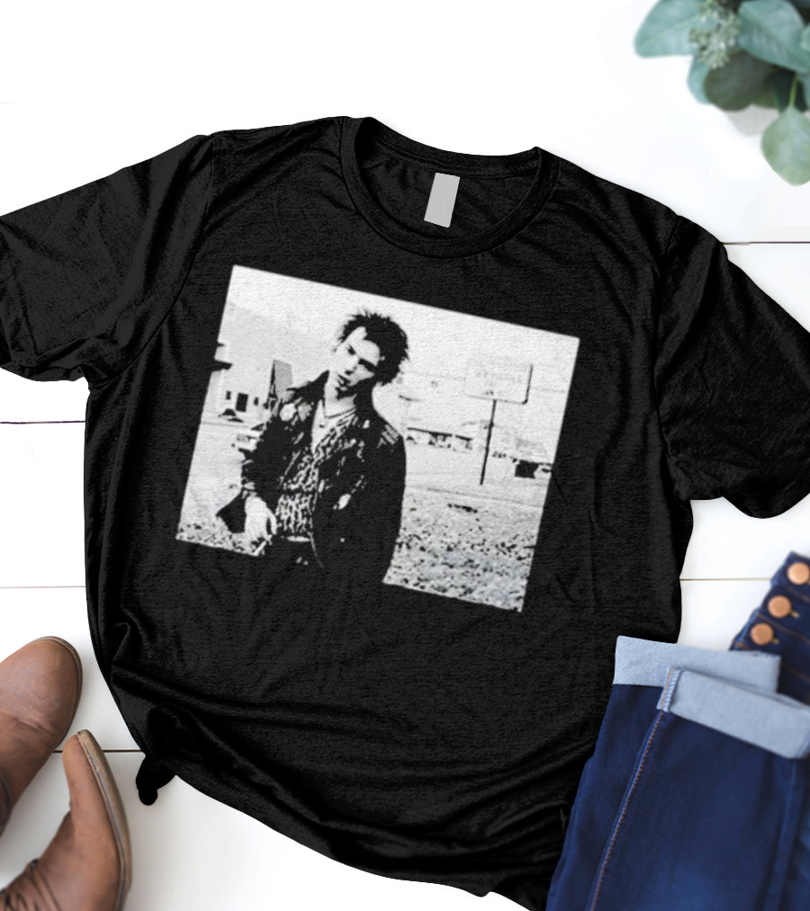 Sex Pistols Babylon Sid Vicious Street Scene Retro Punk Style T-Shirt