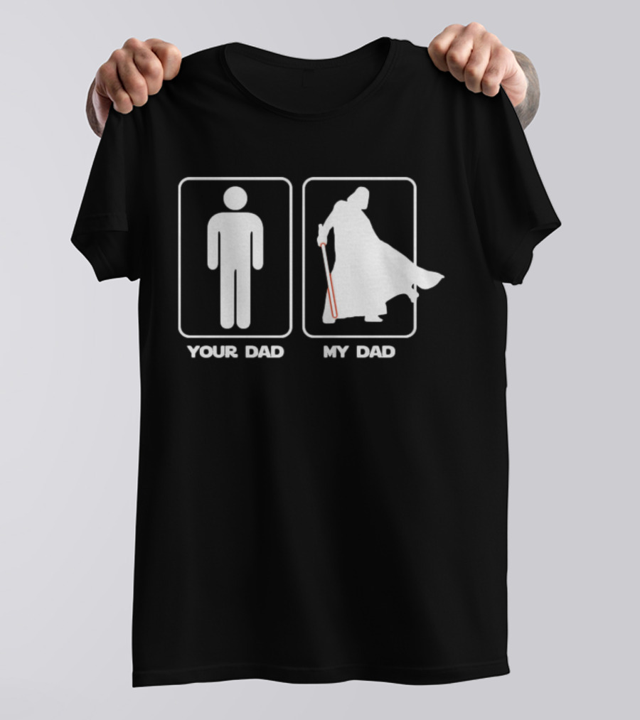 YOUR DAD MY DAD LIGHTSABER ICON DUO T-Shirt