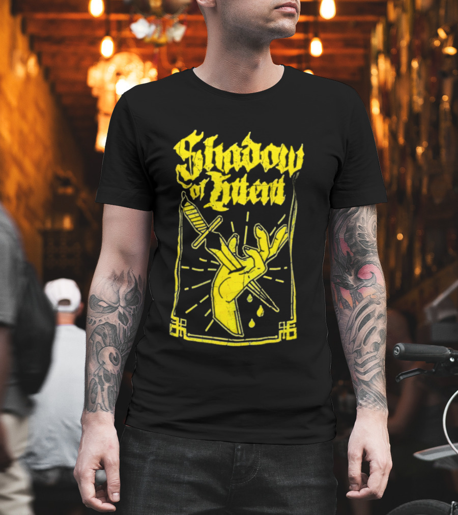Shadow Of Intent Dagger Aura And Hand Motif T-Shirt