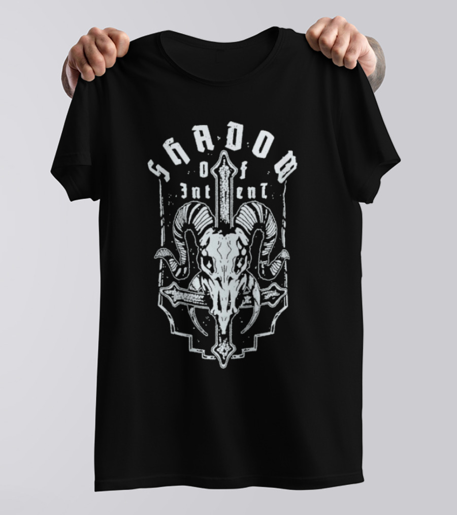 Shadow Of Intent Goat Skull Sword Emblem T-Shirt