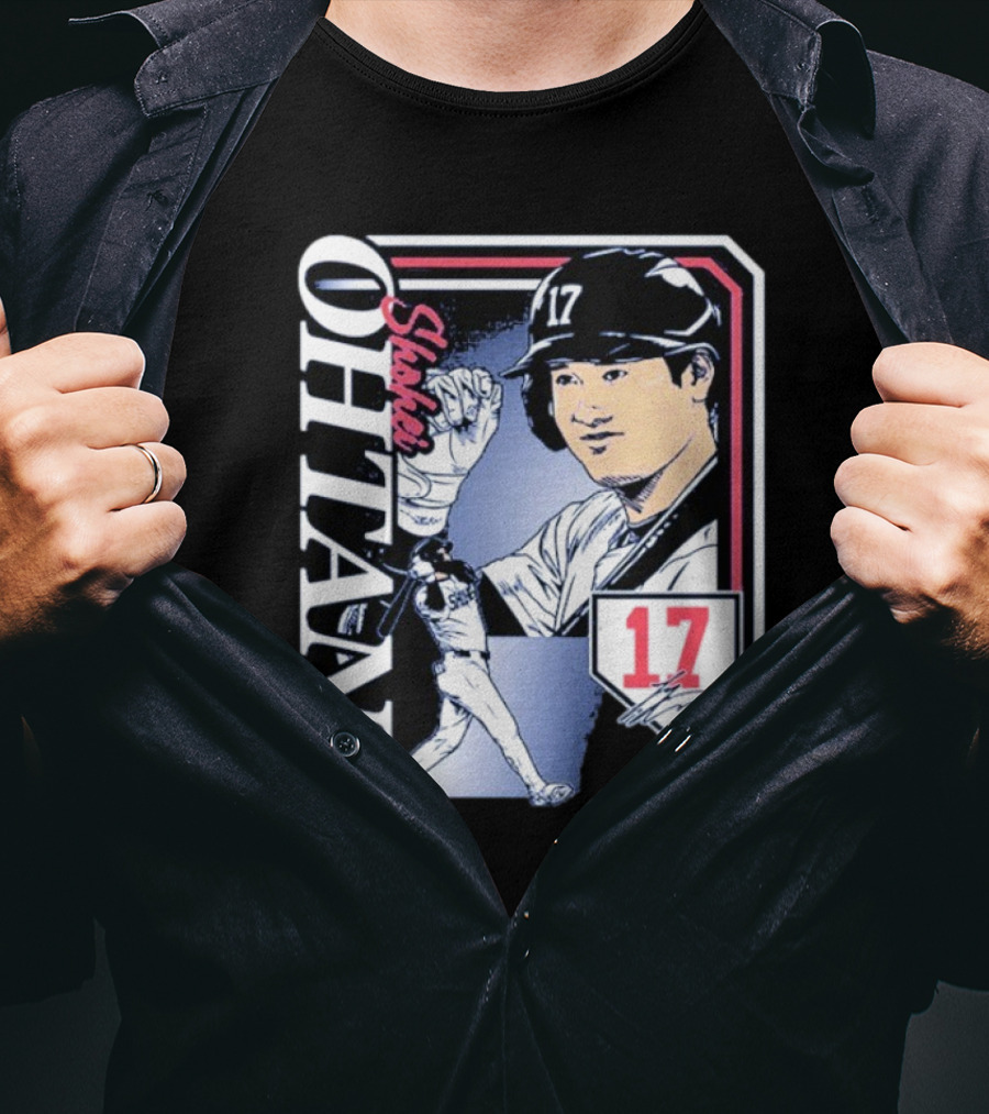 Shohei Ohtani #17 Signature Collage Los Angeles Dodgers T-Shirt