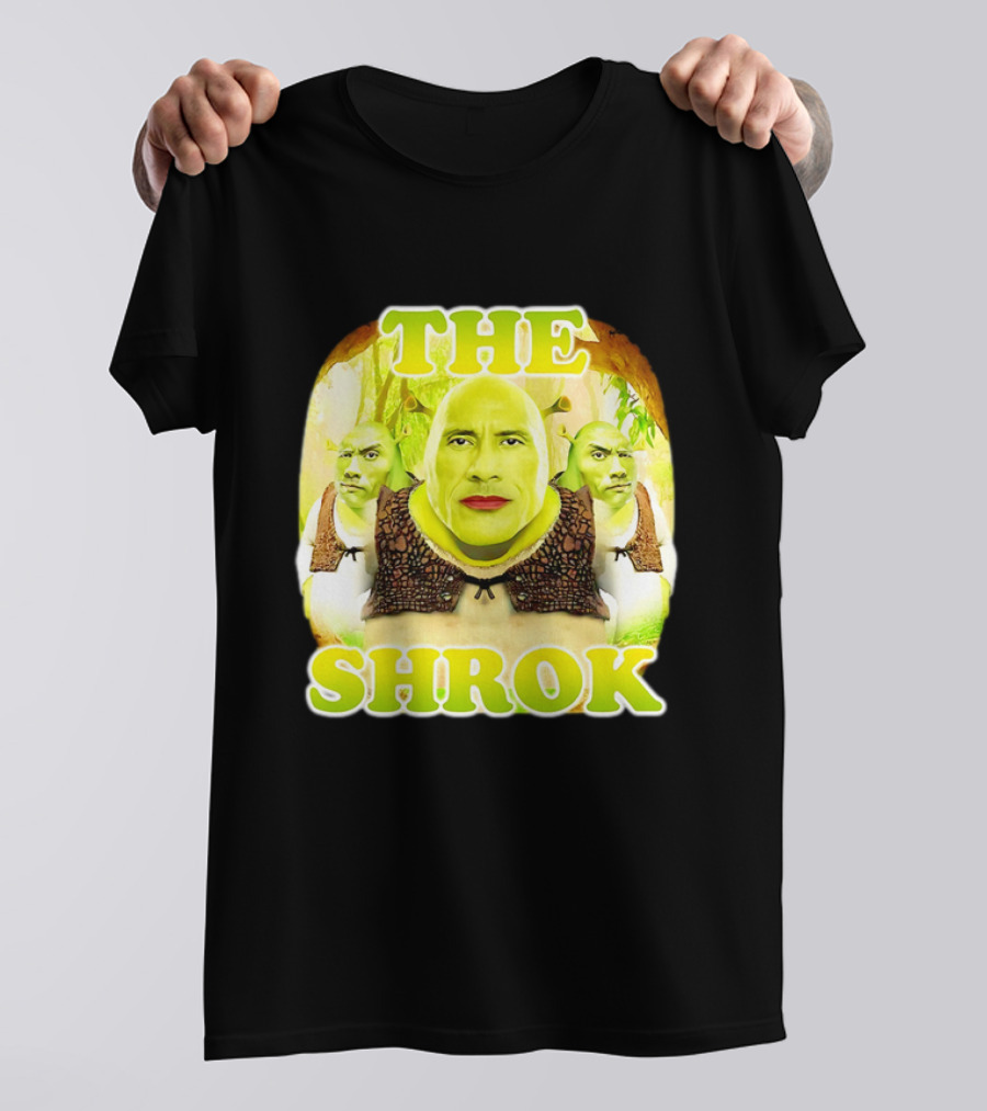 THE SHROK Shrek Parody Featuring Iconic Imagery T-Shirt
