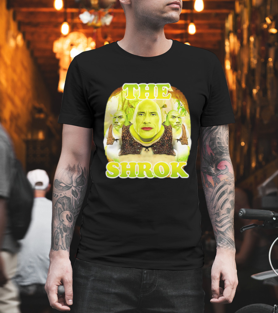 THE SHROK Shrek Parody Featuring Iconic Imagery T-Shirt
