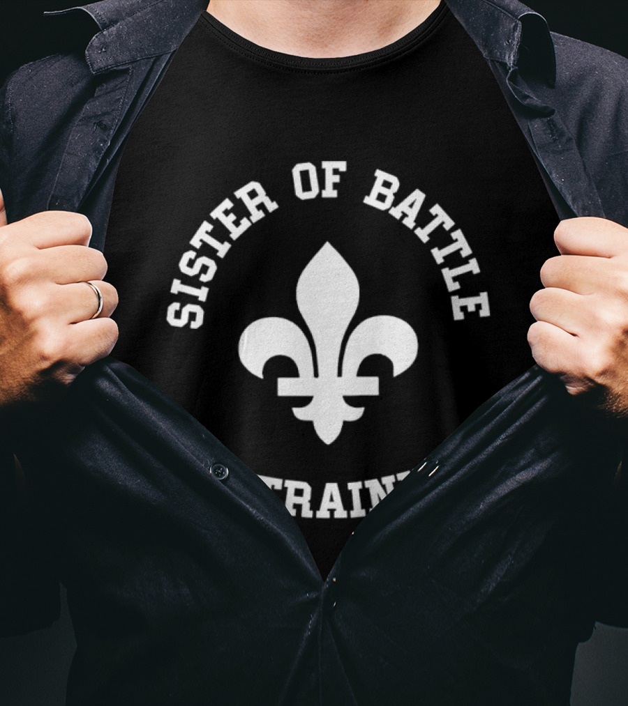 Sister Of Battle In Training Fleur-de-Lis Emblem T-Shirt