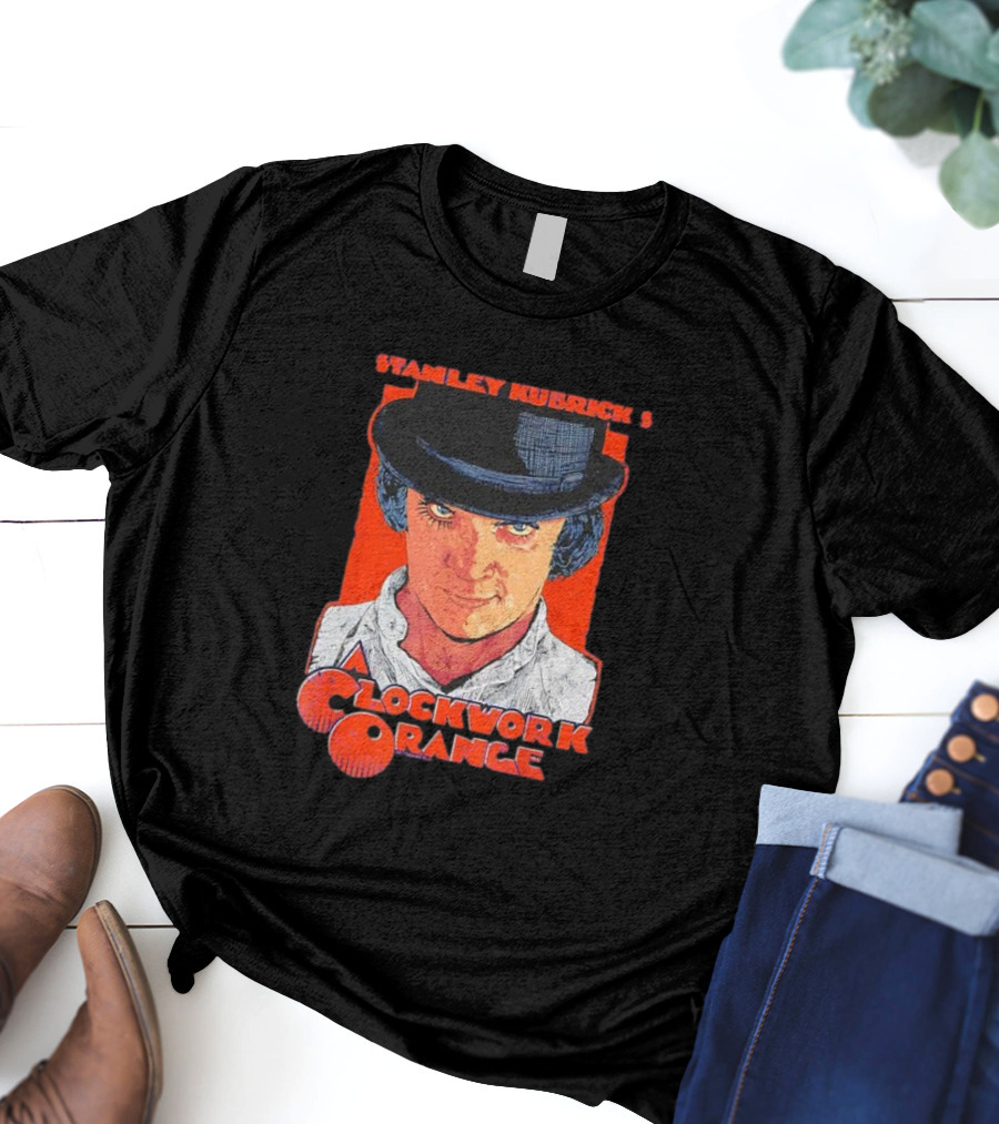 Stanley Kubrick’s Work Orange Vintage Style T-Shirt
