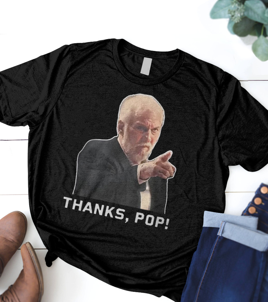 Steve Kerr Gregg Popovich Thanks Pop Pointing Gesture T-Shirt