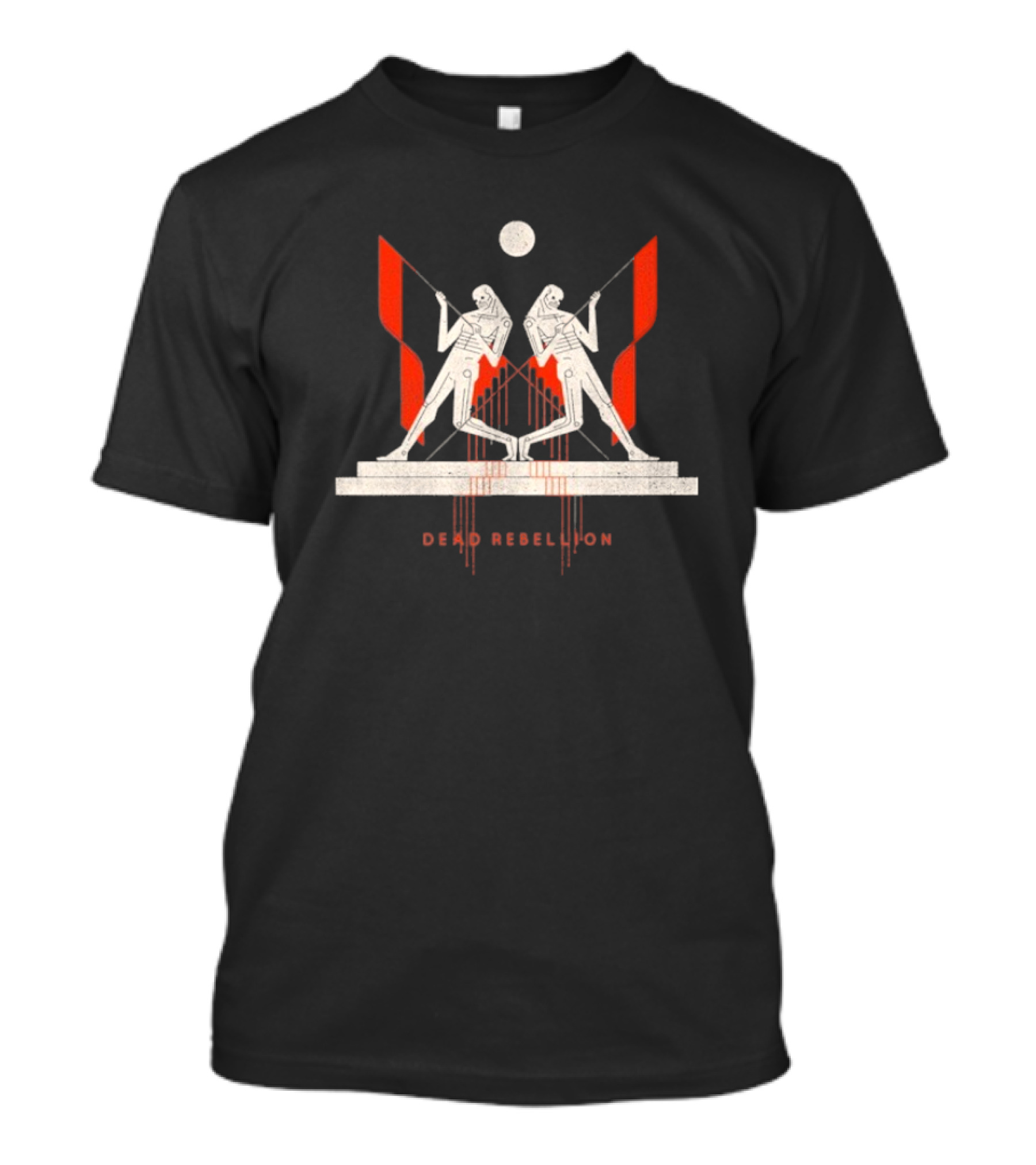 Dead Rebellion Strung Out Mirror Dueling Figures T-Shirt