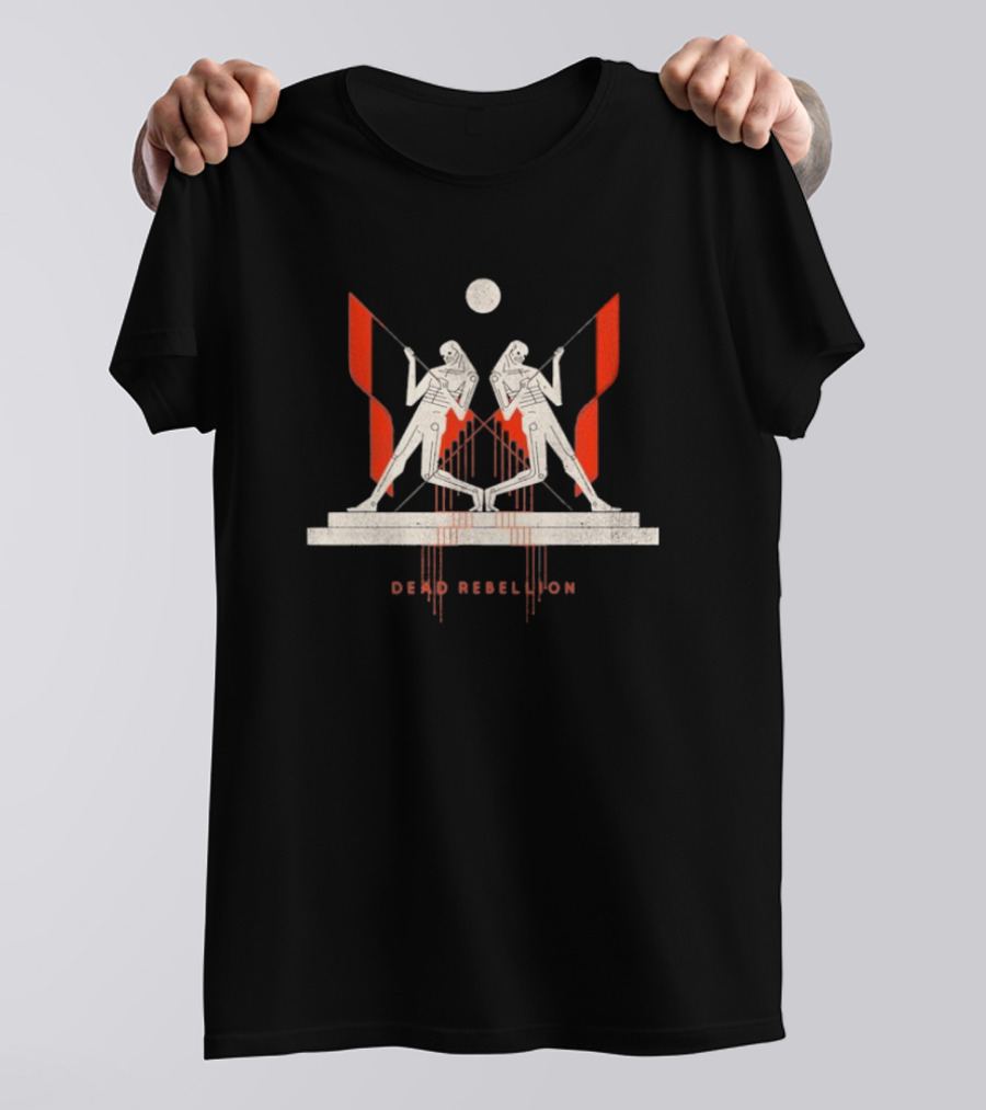 Dead Rebellion Strung Out Mirror Dueling Figures T-Shirt