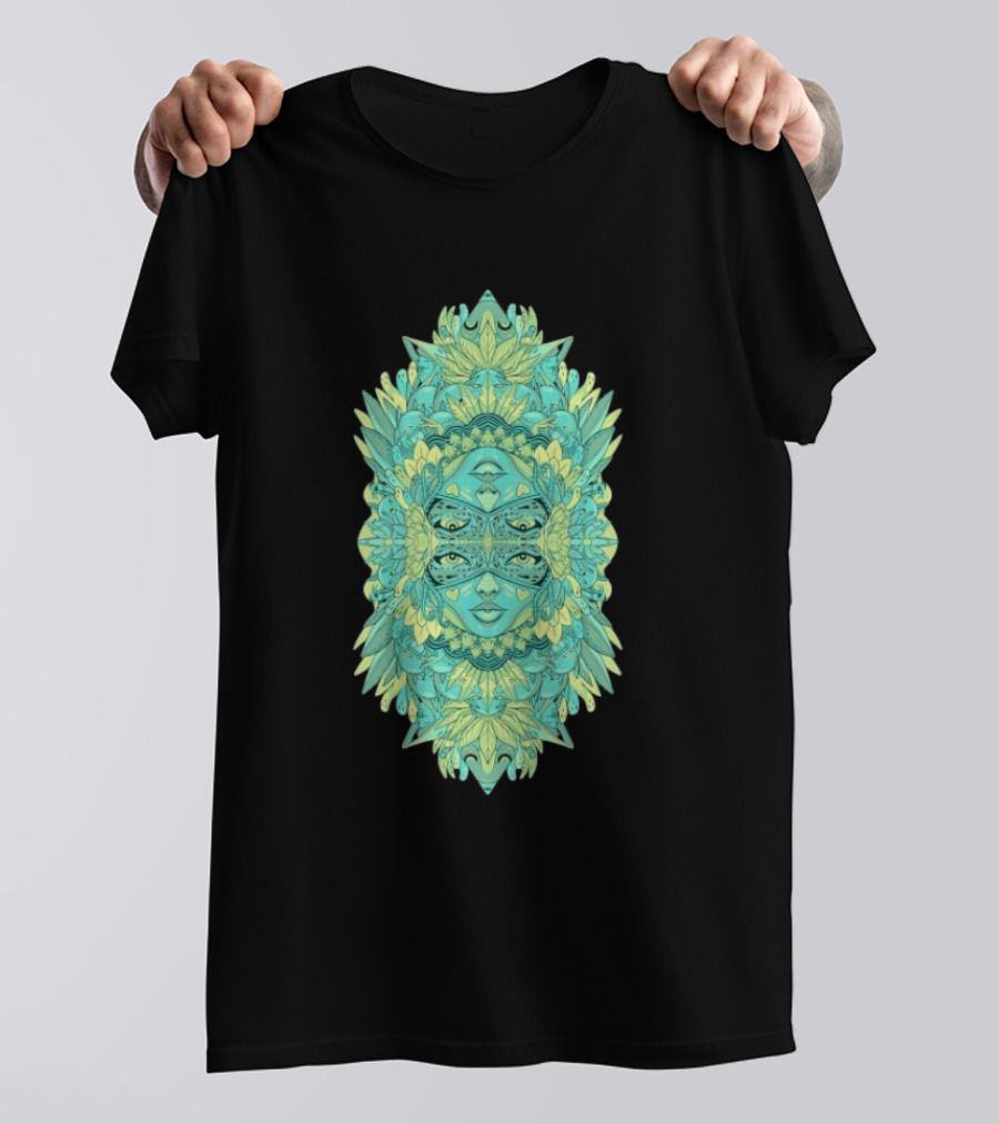 Ten Hundred Reflect Kaleidoscopic Faces Symmetrical Nature T-Shirt