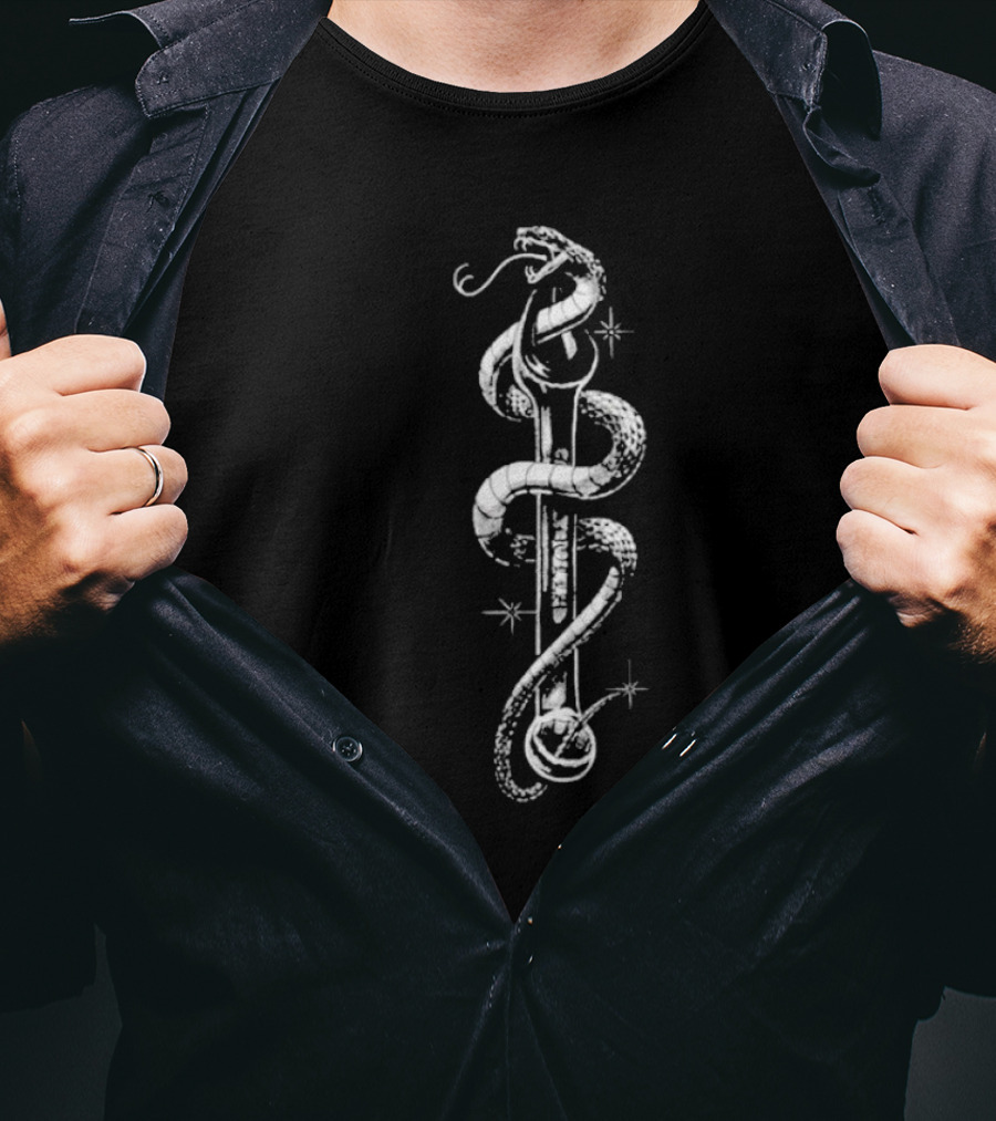 Aston Martin Aramco F1 Dom Dolla Snake Sword Collaboration T-Shirt