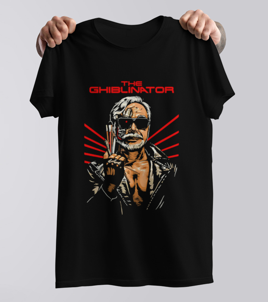 The Ghiblinator Parody Red Sunglasses Character T-Shirt