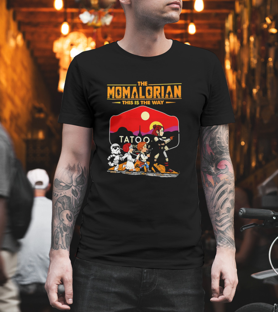 The Momalorian This Is The Way Tatooine Cartoon Adventure T-Shirt