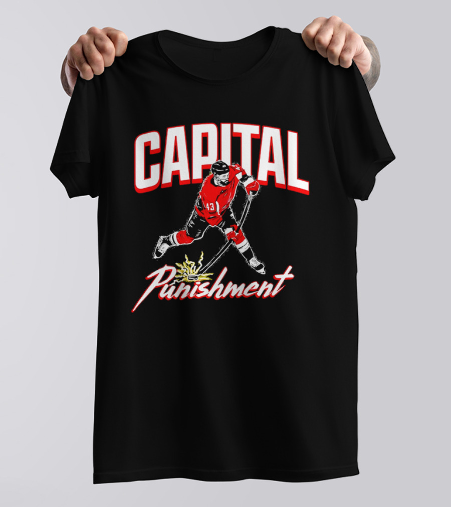 Tom Wilson Capital Punishment Washington Capitals Hockey T-Shirt