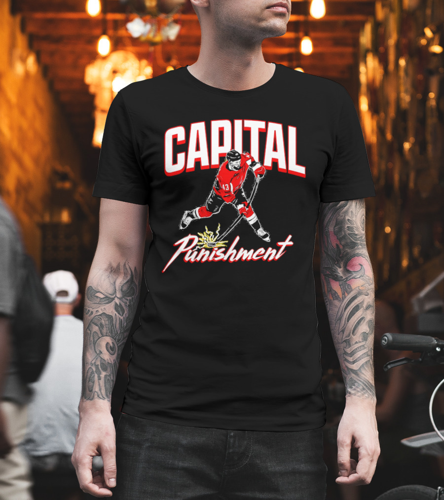 Tom Wilson Capital Punishment Washington Capitals Hockey T-Shirt