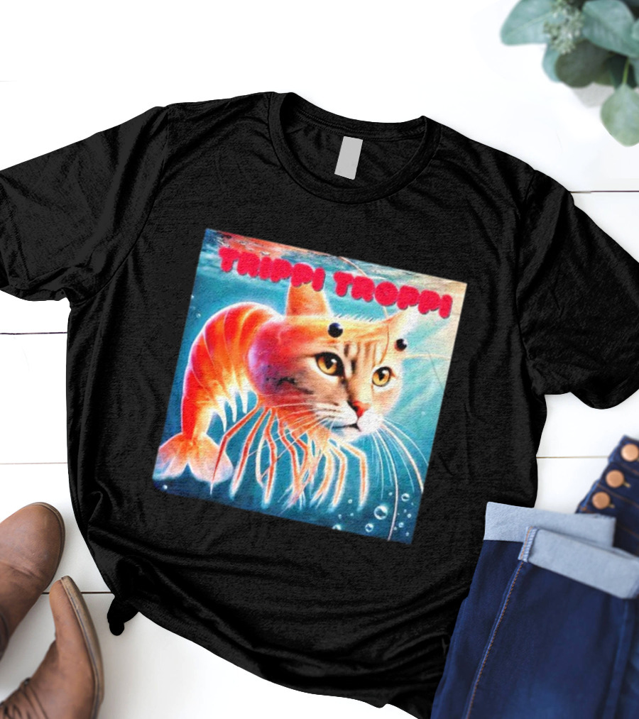 Trippi Troppi Cat Shrimp Hybrid T-Shirt