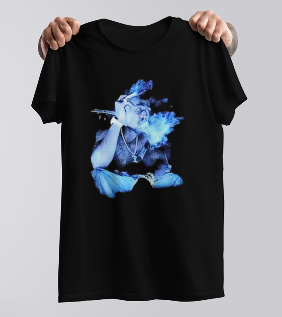 Tupac Shakur 2Pac Remember Me Smoke Album Cover Imagery T-Shirt