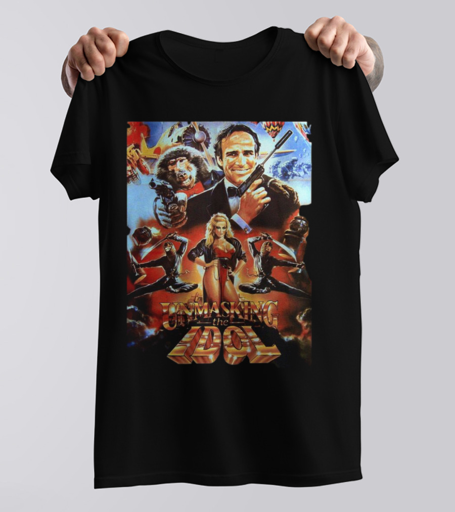 Unmasking The Idol Movie With Spy And Ninja Imagery T-Shirt