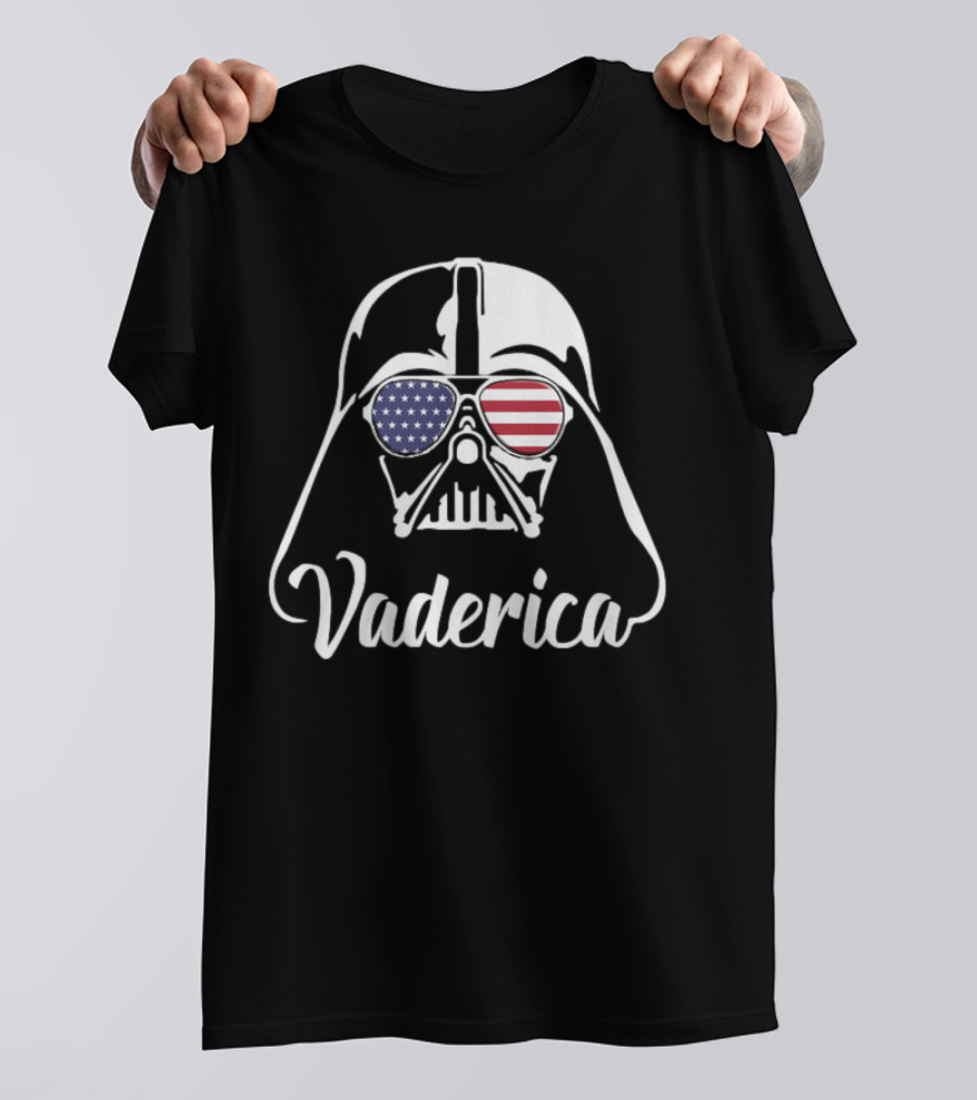 Vaderica Darth Vader American Flag Sunglasses T-Shirt