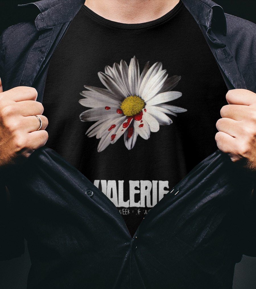 Valerie And Her Week Of Wonders Daisy With Blood Drops T-Shirt