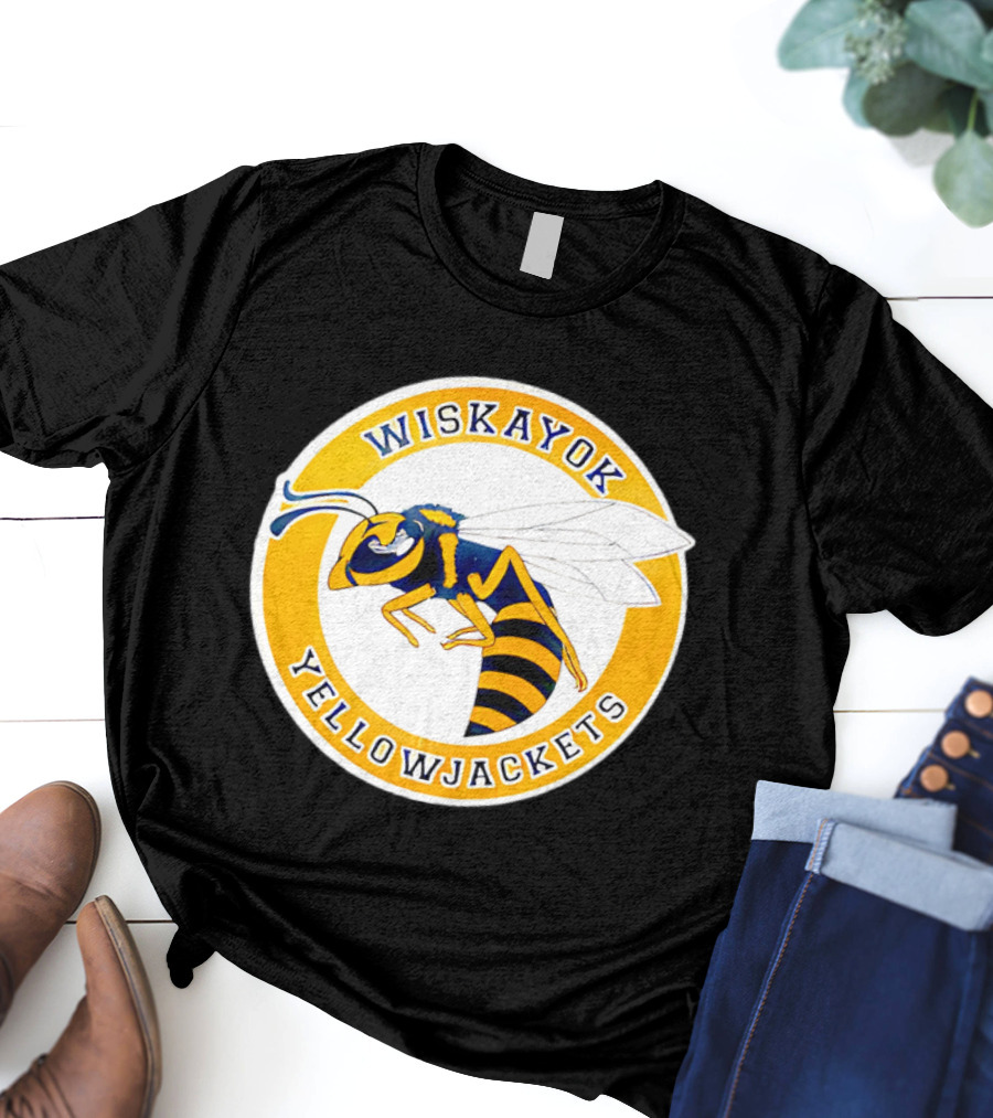 Wiskayok Yellowjackets Buzzing Insect Emblem T-Shirt